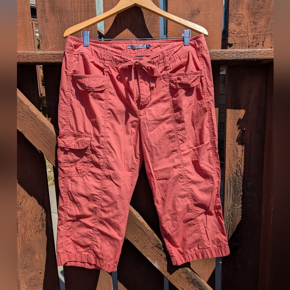 Bandolino Coral Cargo Crop Pants, size 12